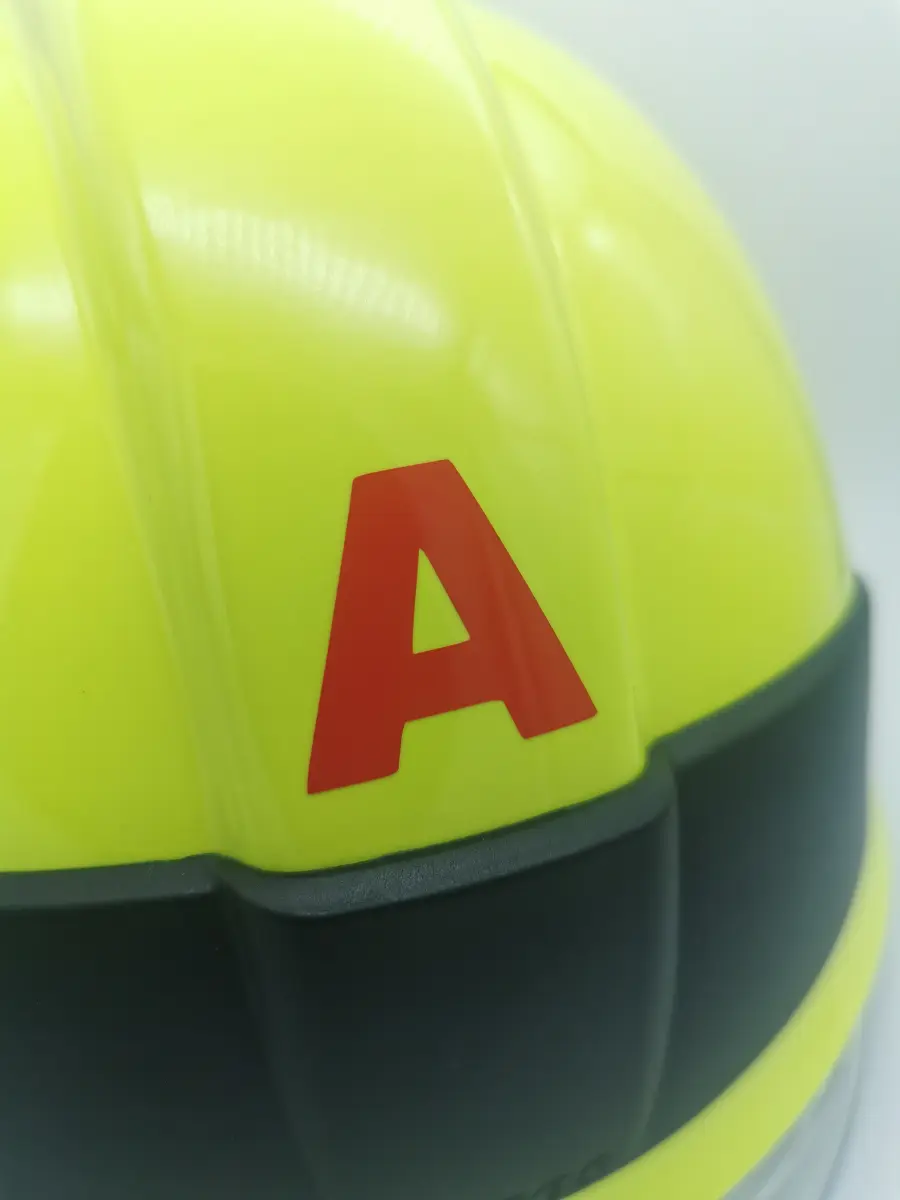 AGT Feuerwehr Helm Sticker A | Hochwertige Atemschutz-Kennzeichnung | Made in Germany